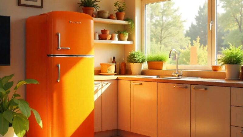 18 idee per arredare cucine con frigorifero a vista